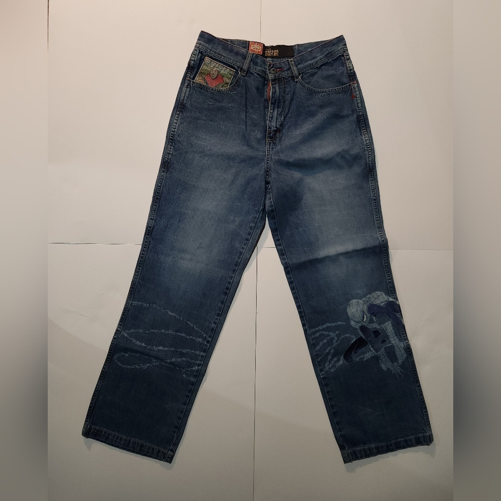 Vintage Ecko Unltd Spiderman Jeans Mens Size 32 Marvel Comics Denim Pants